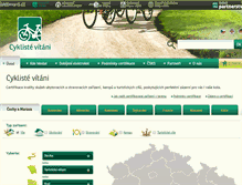 Tablet Screenshot of cyklistevitani.cz